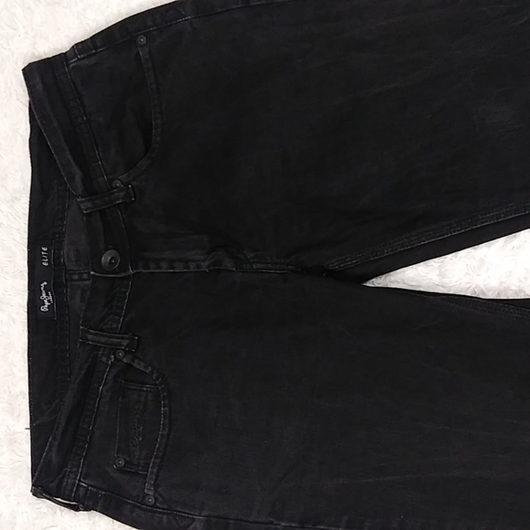 Pepe Jeans London Elite Black Straight Leg Jeans - Picture 3 of 12